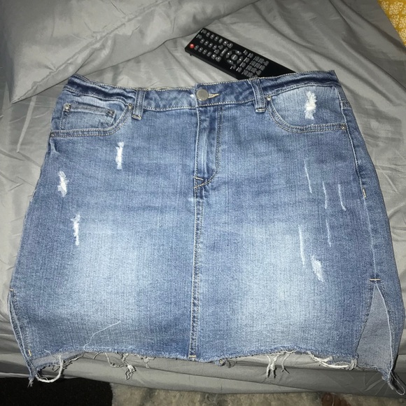 High waisted denim skirt - Picture 4 of 5